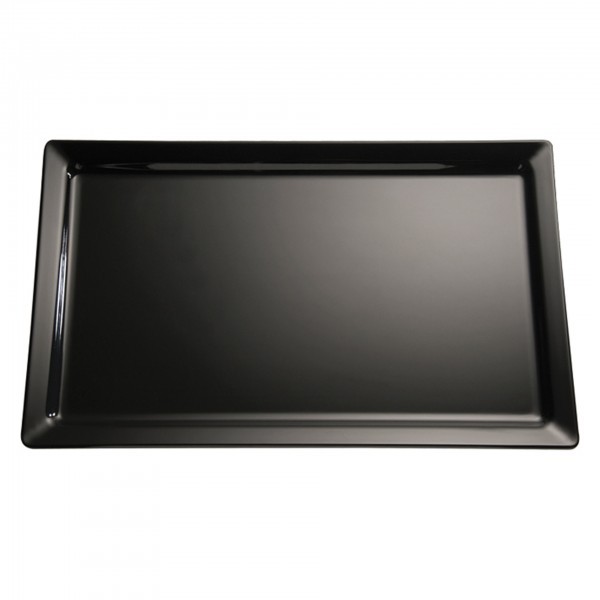 GN-Tablett - Melamin - schwarz - rechteckig - Serie Pure - APS 83479