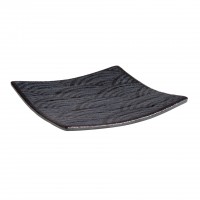 12 Schwarze Fast-Food-Tabletts – 34x26 Cm, Kunststoff, Rutschfeste Oberfläche, Für Party & Küche
